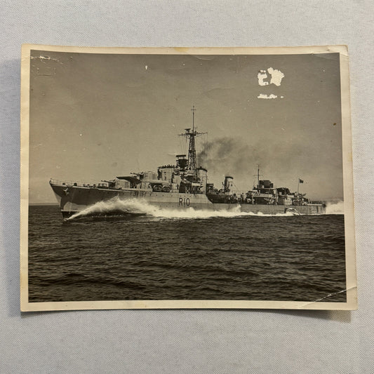 Military Ship Photo Photograph Boat Vintage HMCS MICMAC ?