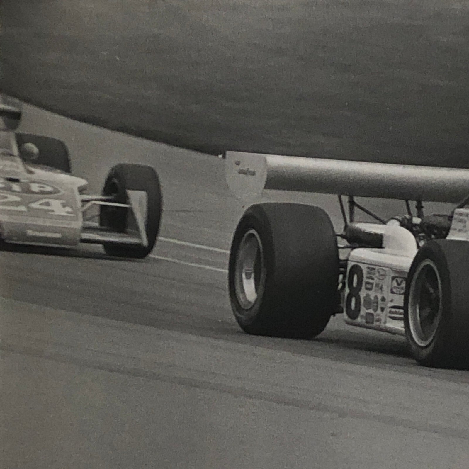 Vintage Indy Indianapolis Racing Photograph 1973 Bobby Unser Steve Krisiloff