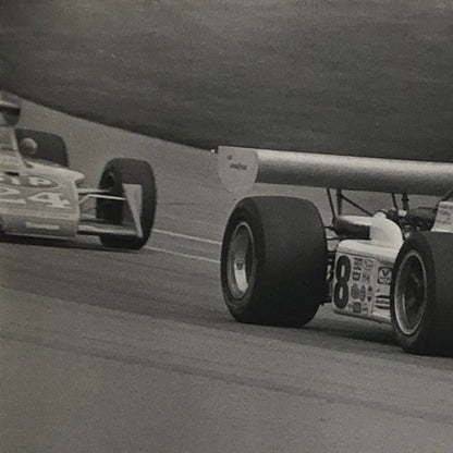 Vintage Indy Indianapolis Racing Photograph 1973 Bobby Unser Steve Krisiloff