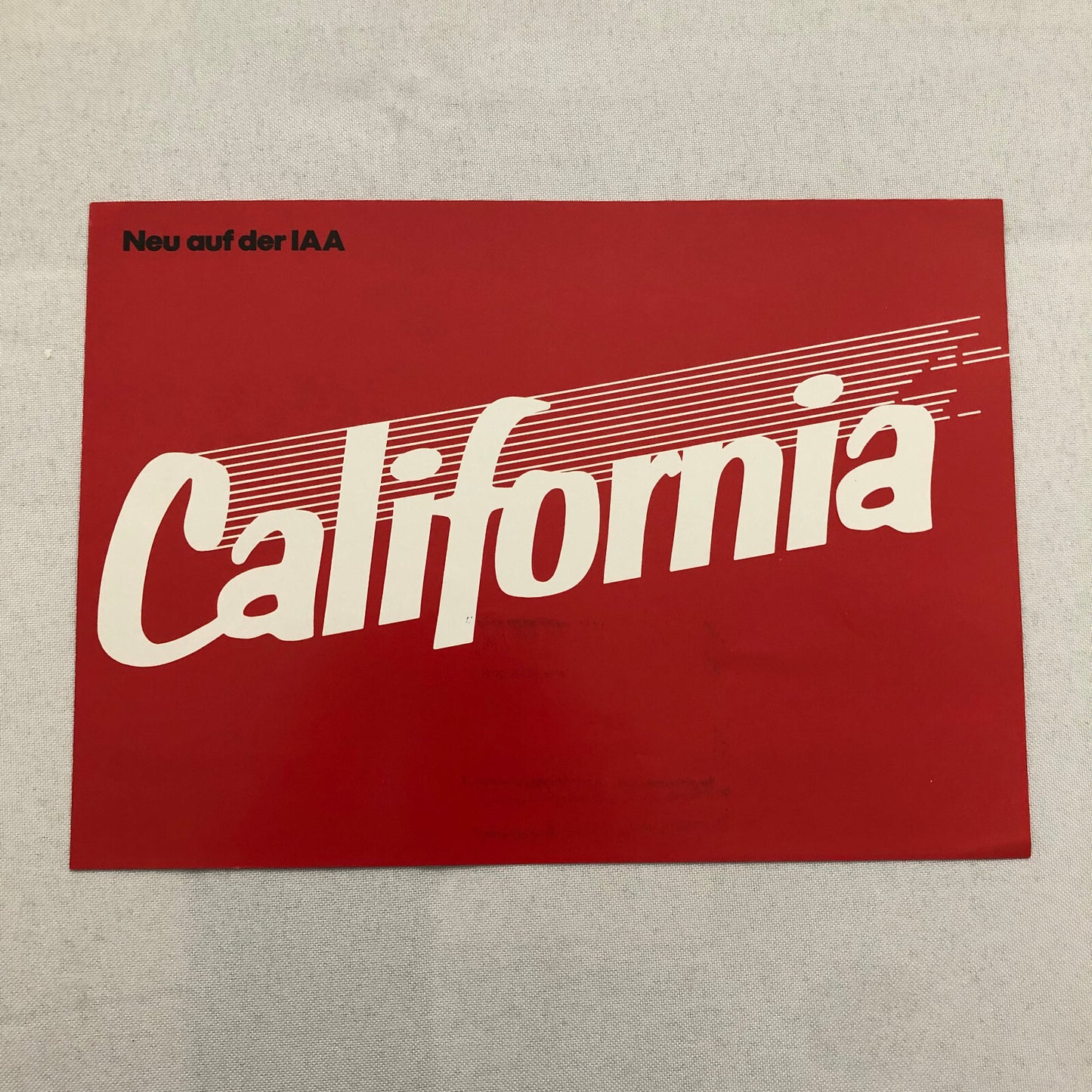 Lada Niva CALIFORNIA Edition Sales Brochure Catalog German Text European Market