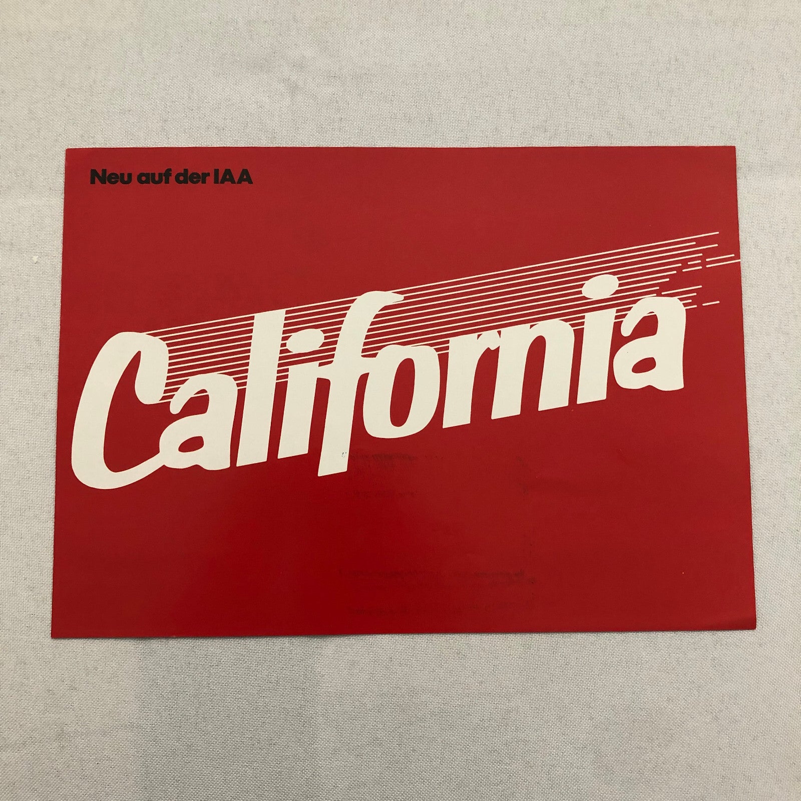 Lada Niva CALIFORNIA Edition Sales Brochure Catalog German Text European Market