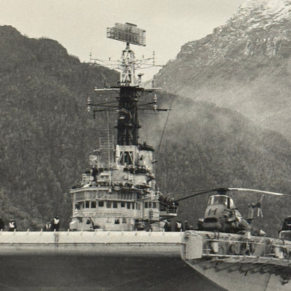 Vintage Military Navy Ship Photo Photograph Print