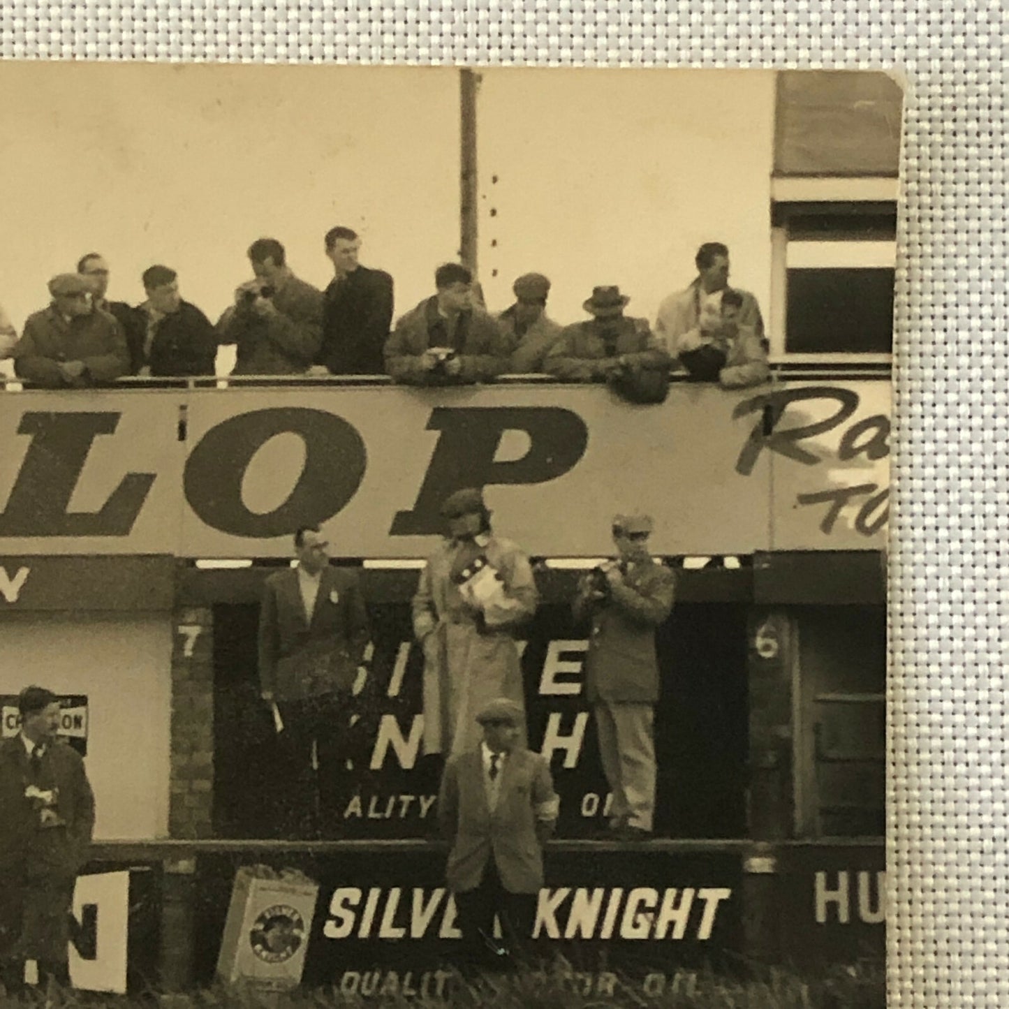 Vintage Car Racing Photo Photograph Print - Silverstone Race Track 