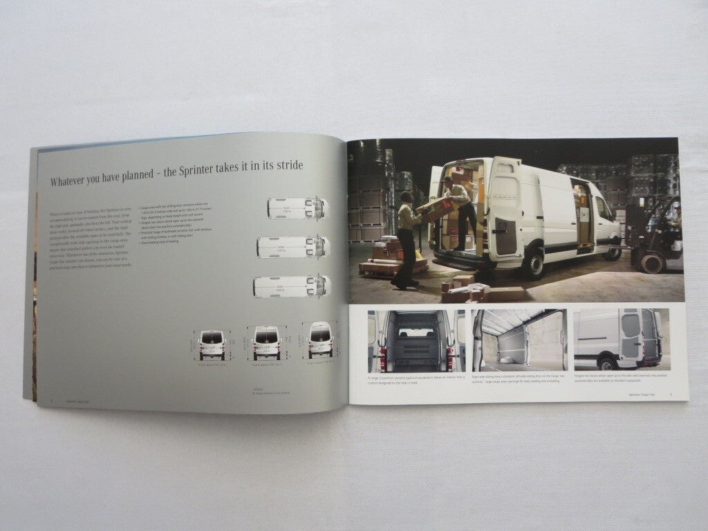 2013 Mercedes Sprinter Van Sales Brochure Catalog Advertising 