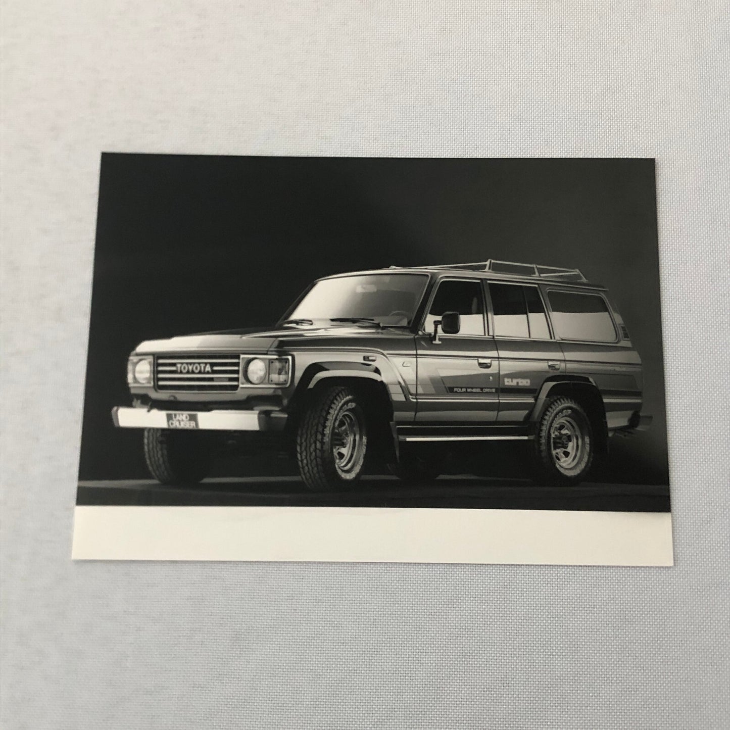 Toyota Land Cruiser Station Wagon G Diesel Turbo Factory Press Photo Photograph