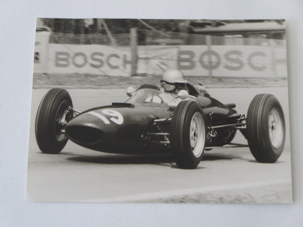 Vintage 1963 Solitude Grand Prix Racing Photograph Photo Mike Hailwood Lola 