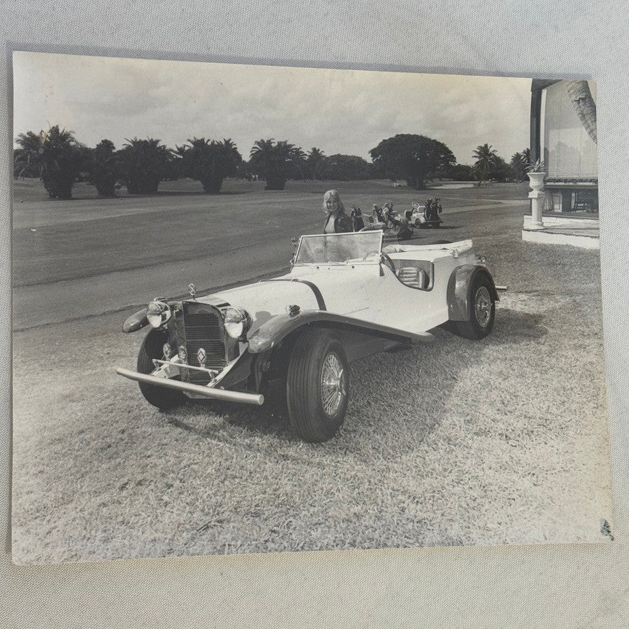 Vintage Kit Car Photo Neoclassic Volkswagen Beetle Based Photograph Mercedes