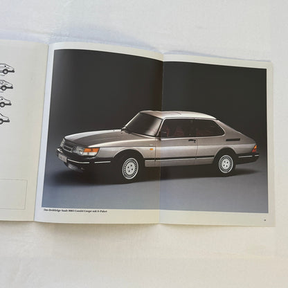 Vintage Saab 900i Car Sales Brochure Catalog Saab 900 i GERMAN Text 1986 1987