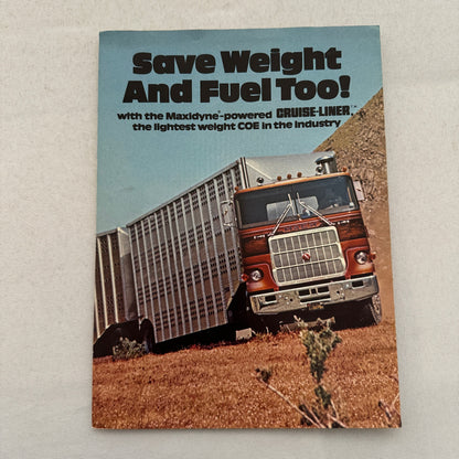 Mack Cruise Liner COE Truck Sales Brochure Catalog Advertising Cruise-Liner