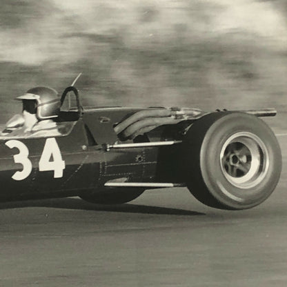 Vintage Racing Photo Photograph Jacky Ickx Matra Ford Car