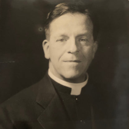 Press Photo Photograph Father Francis J Haas Catholic Welfare Cotton Labor 1934