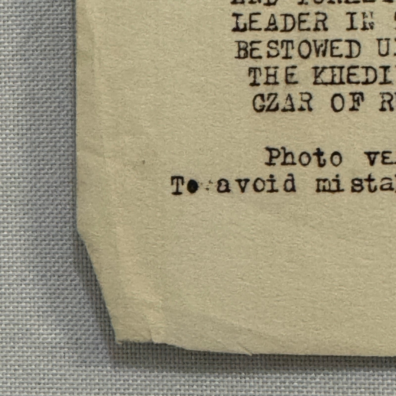 1920 General George Milne Dictator in Turkey Turkiye Turkish Press Photo Vintage