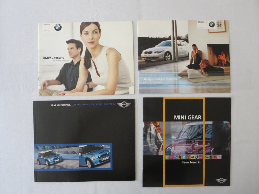 2003 BMW & Mini Mini Lifestyle Accessories Press Kit Brochure Catalog