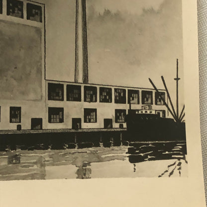 Press Photo Photograph Norfolk Virginia Soybean Factory Architectural Design