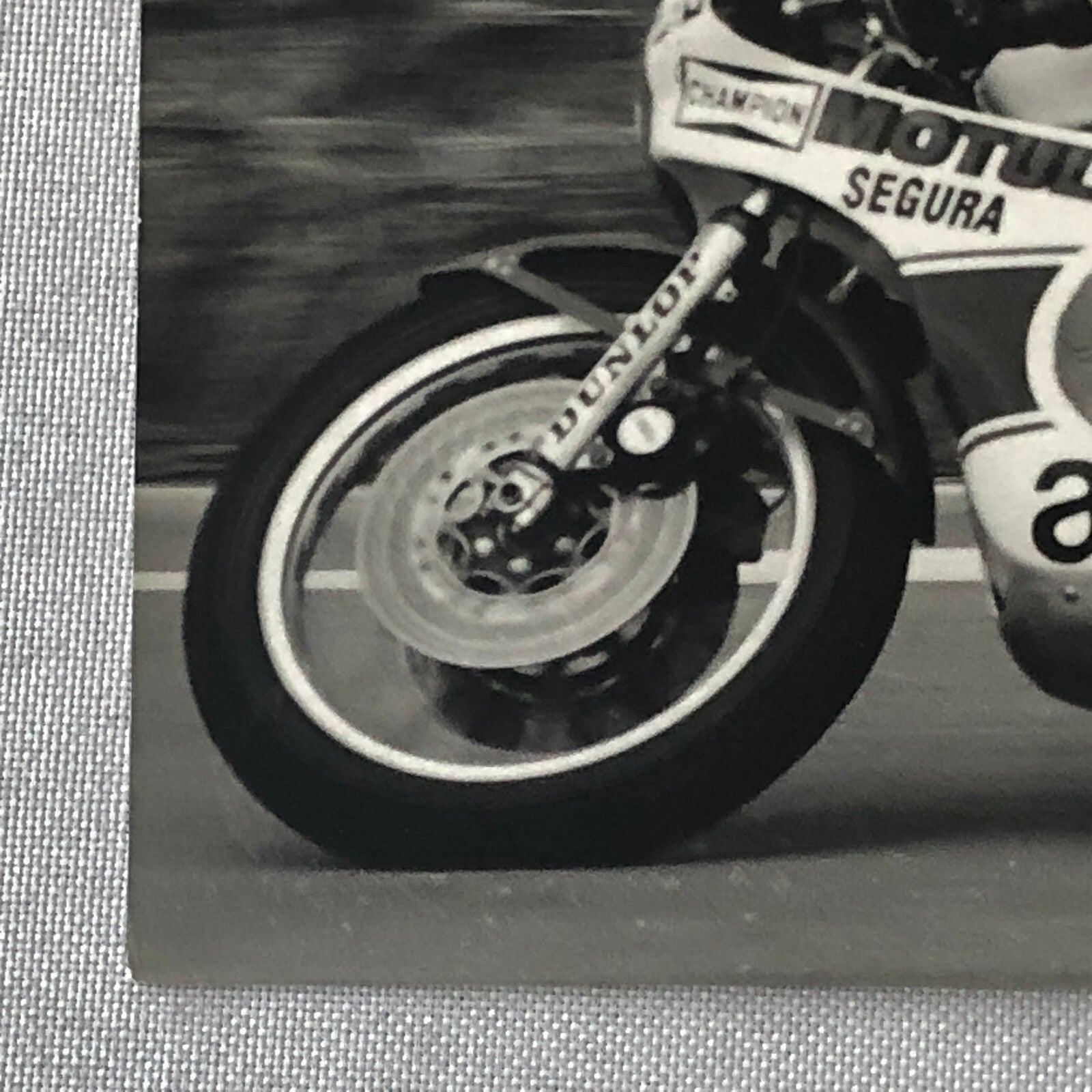 Vintage Motorcycle Racing Photo photograph Yamaha Bike