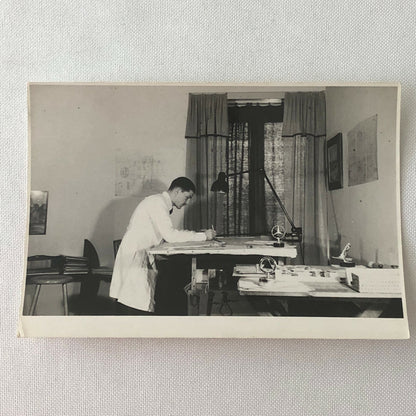 Vintage Photo Photograph of a Car or Truck Designer Engineer - Mercedes Benz 