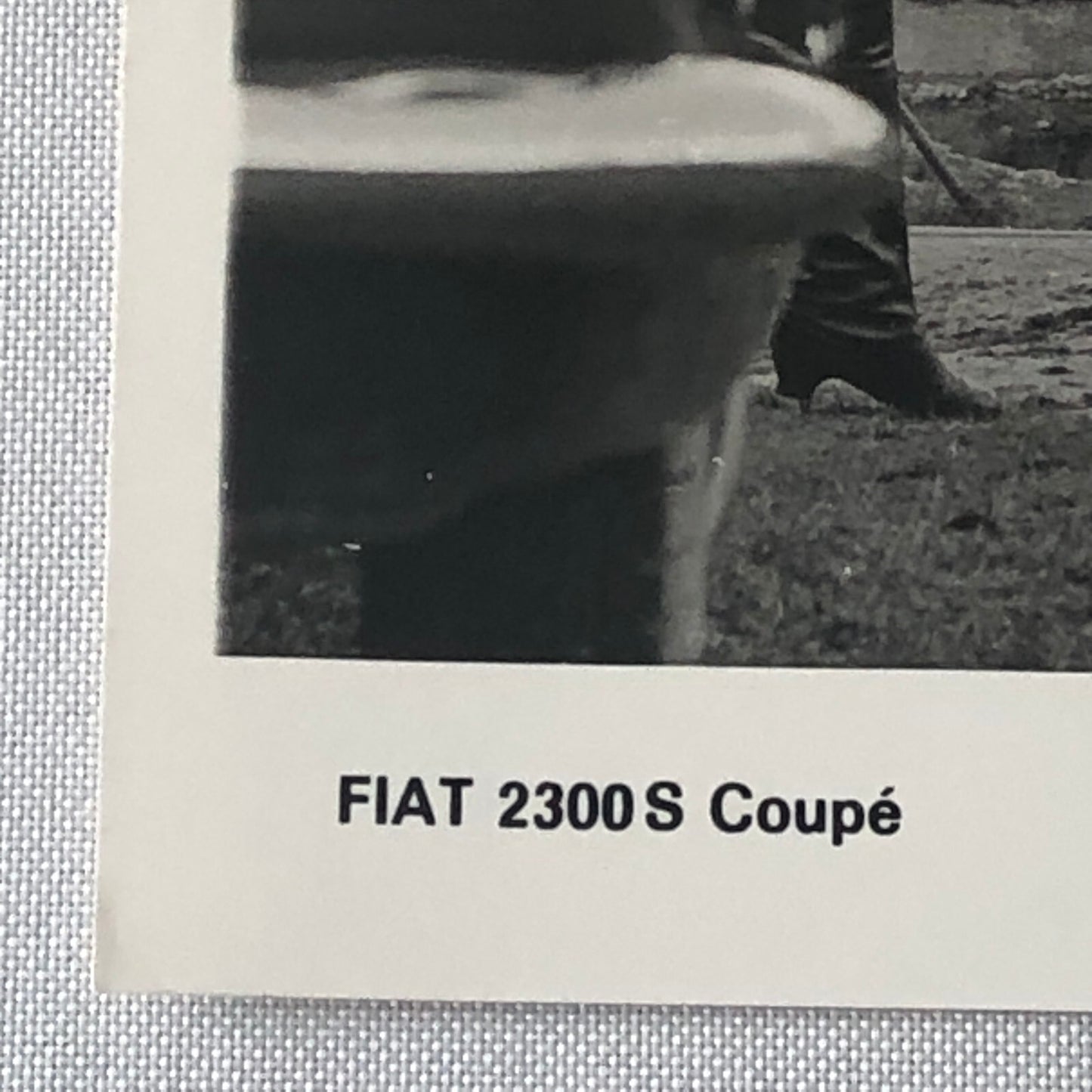 Fiat 2300 S Coupe Factory Press Photo Photograph Fiat 2300S