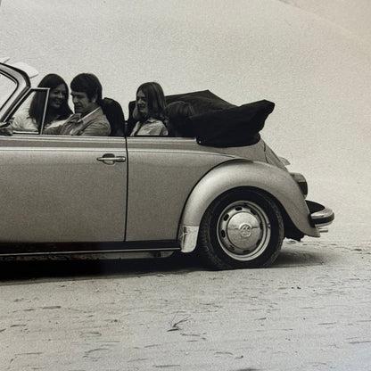 Vintage Volkswagen Beetle Convertible VW Bug Car Photo Photograph Cabriolet