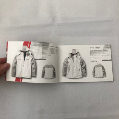 2011 Audi Motorsport Lifestyle Accessories Sales Brochure Catalog Clothing