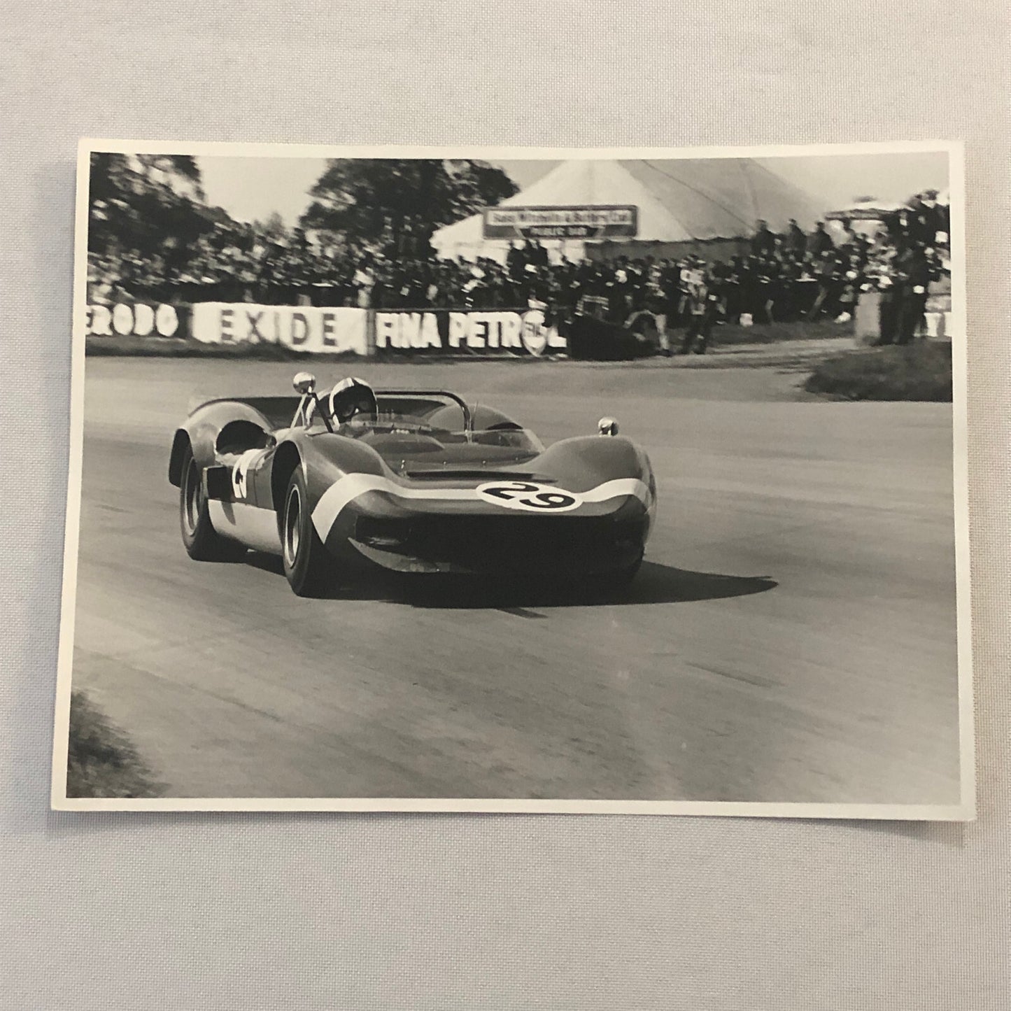 Vintage Racing Car Photo Photograph Print Chris Amon McLaren M1B
