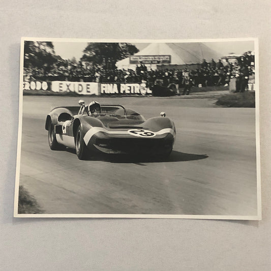 Vintage Racing Car Photo Photograph Print Chris Amon McLaren M1B