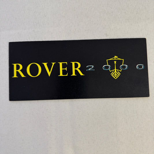 Rover 2000 Car Sales Brochure Catalog Vintage Advertising
