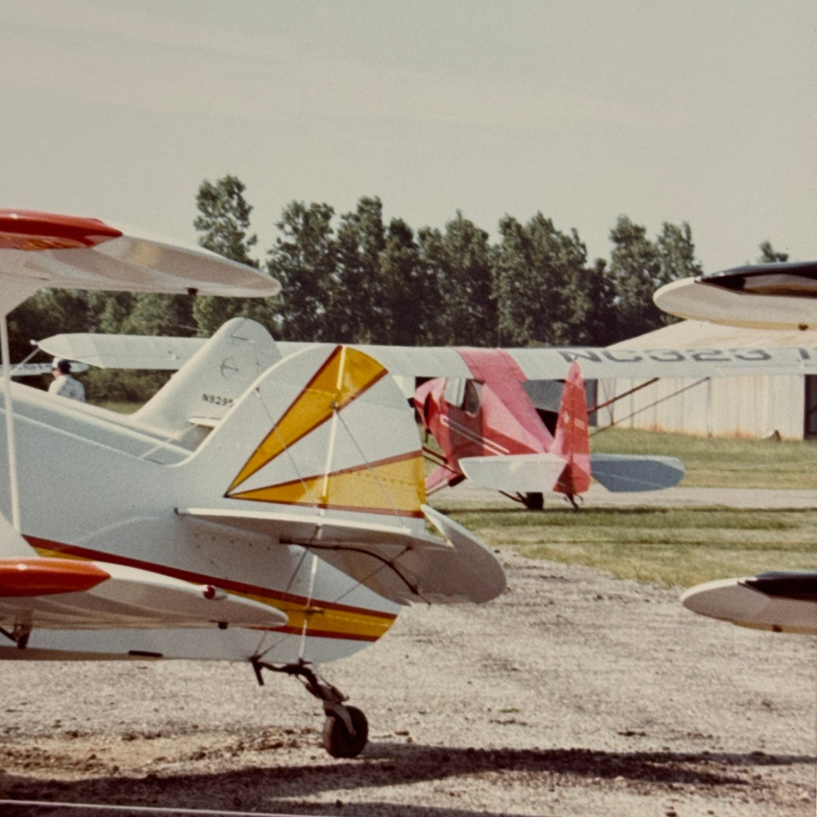 Vintage Aerobatic Aircraft Airshow Photo Large Aviation Photograph 1970s 1980s