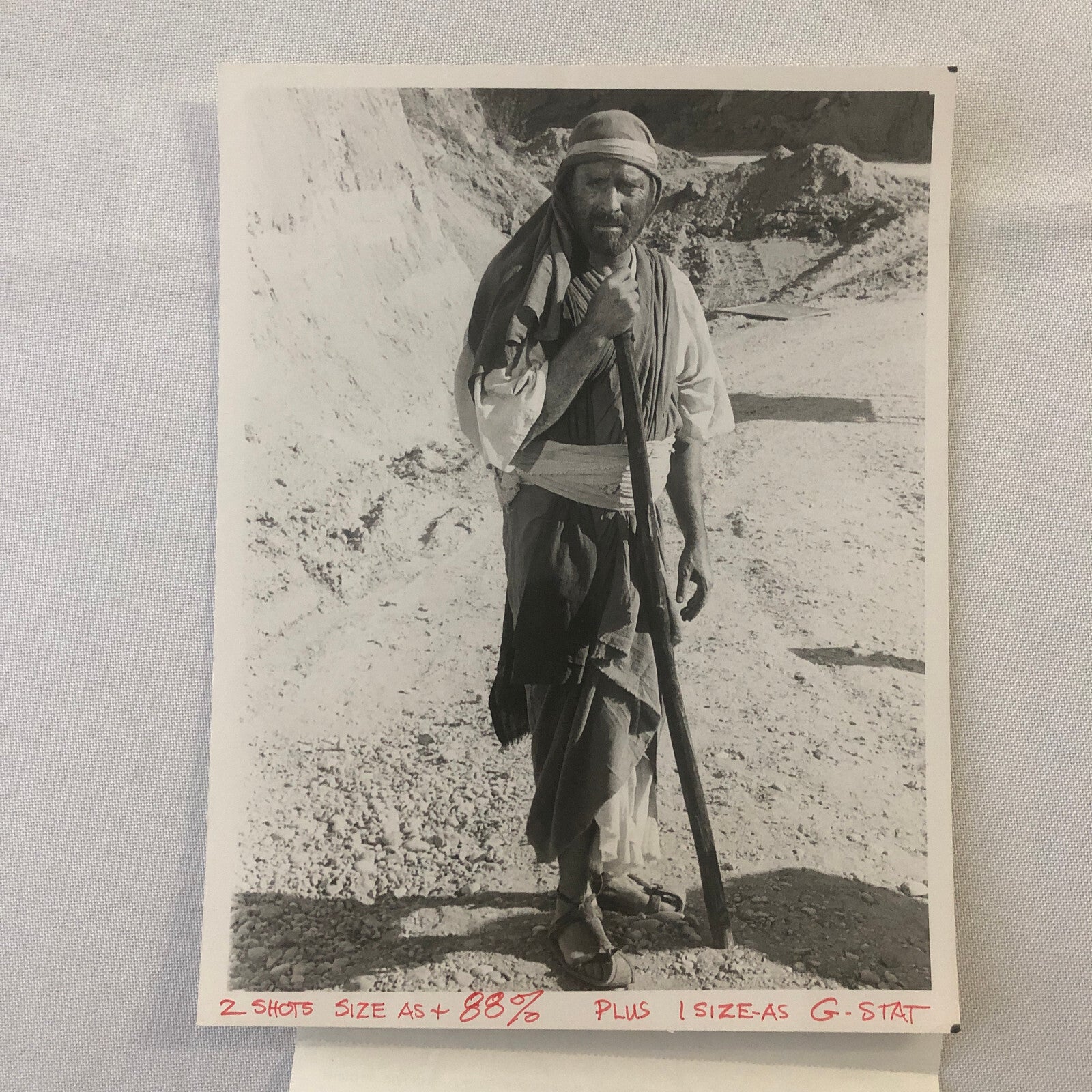 Moses the Law Giver CBS Television Movie Film Photo Photograph Burt Lancaster