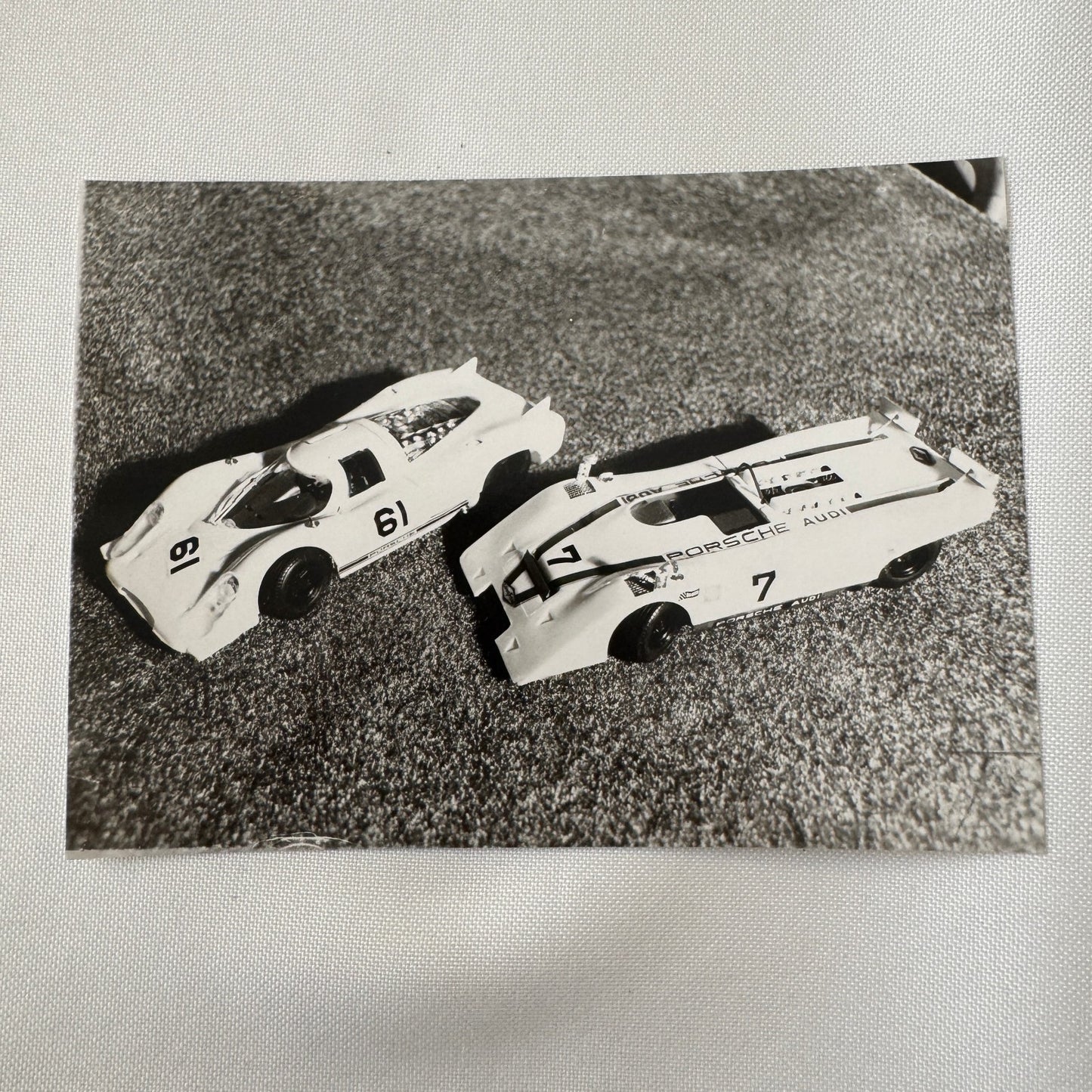 Vintage Porsche Toy Car Photo Photograph Print Lot 3x