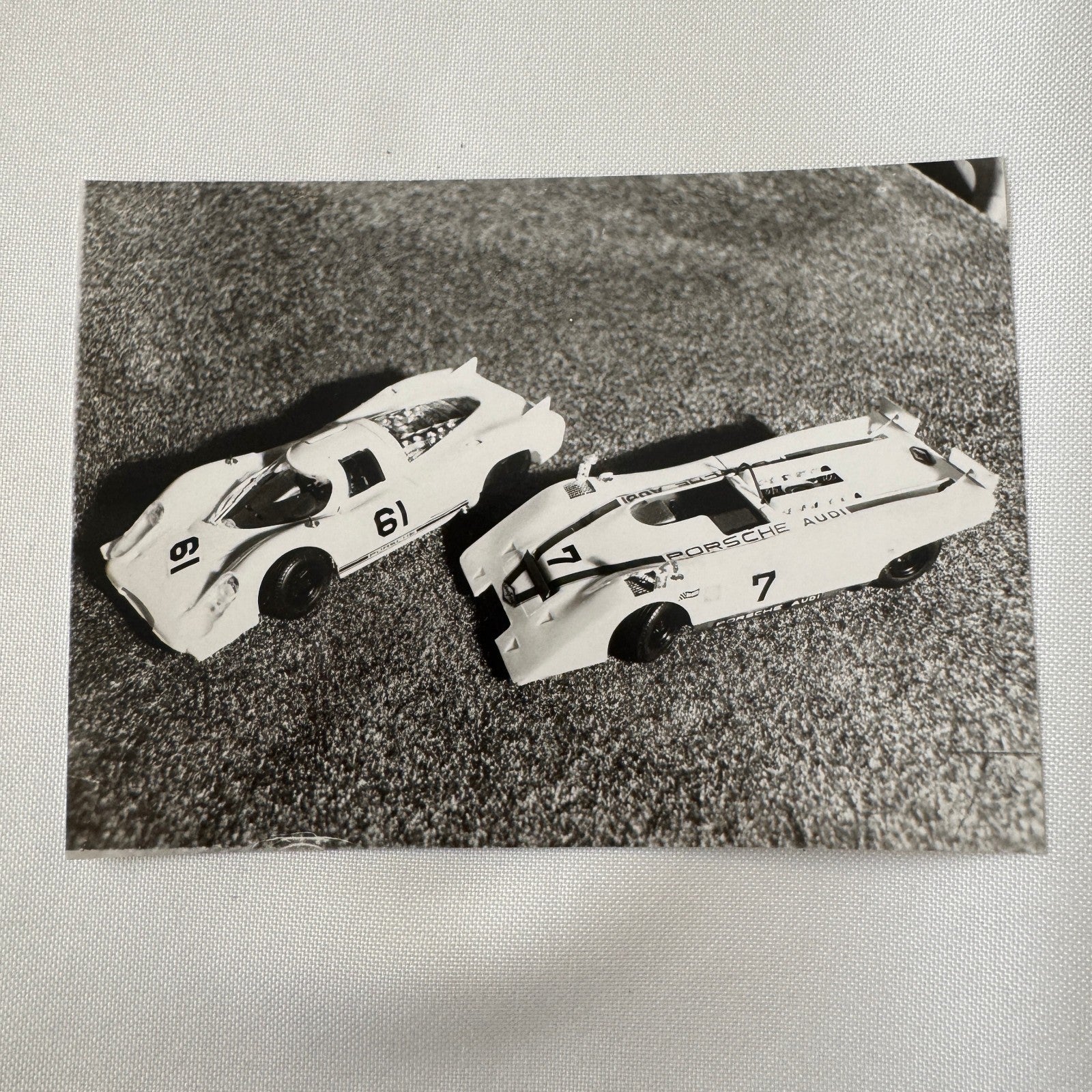 Vintage Porsche Toy Car Photo Photograph Print Lot 3x