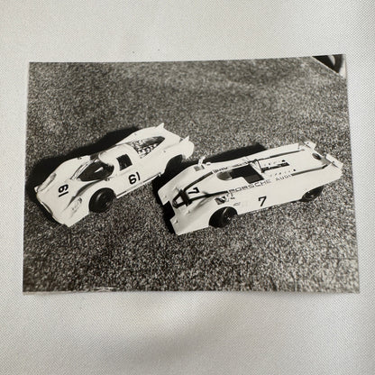 Vintage Porsche Toy Car Photo Photograph Print Lot 3x