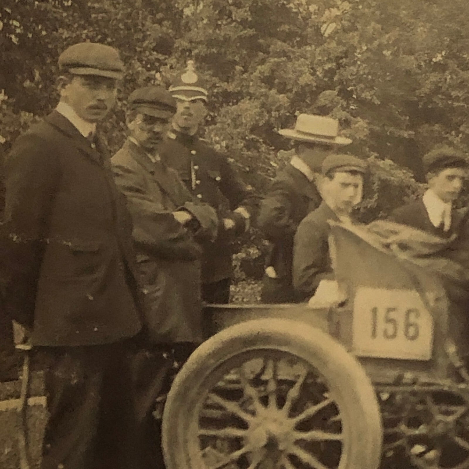 Vintage Racing Photo Photograph Print - Tag AL22E2