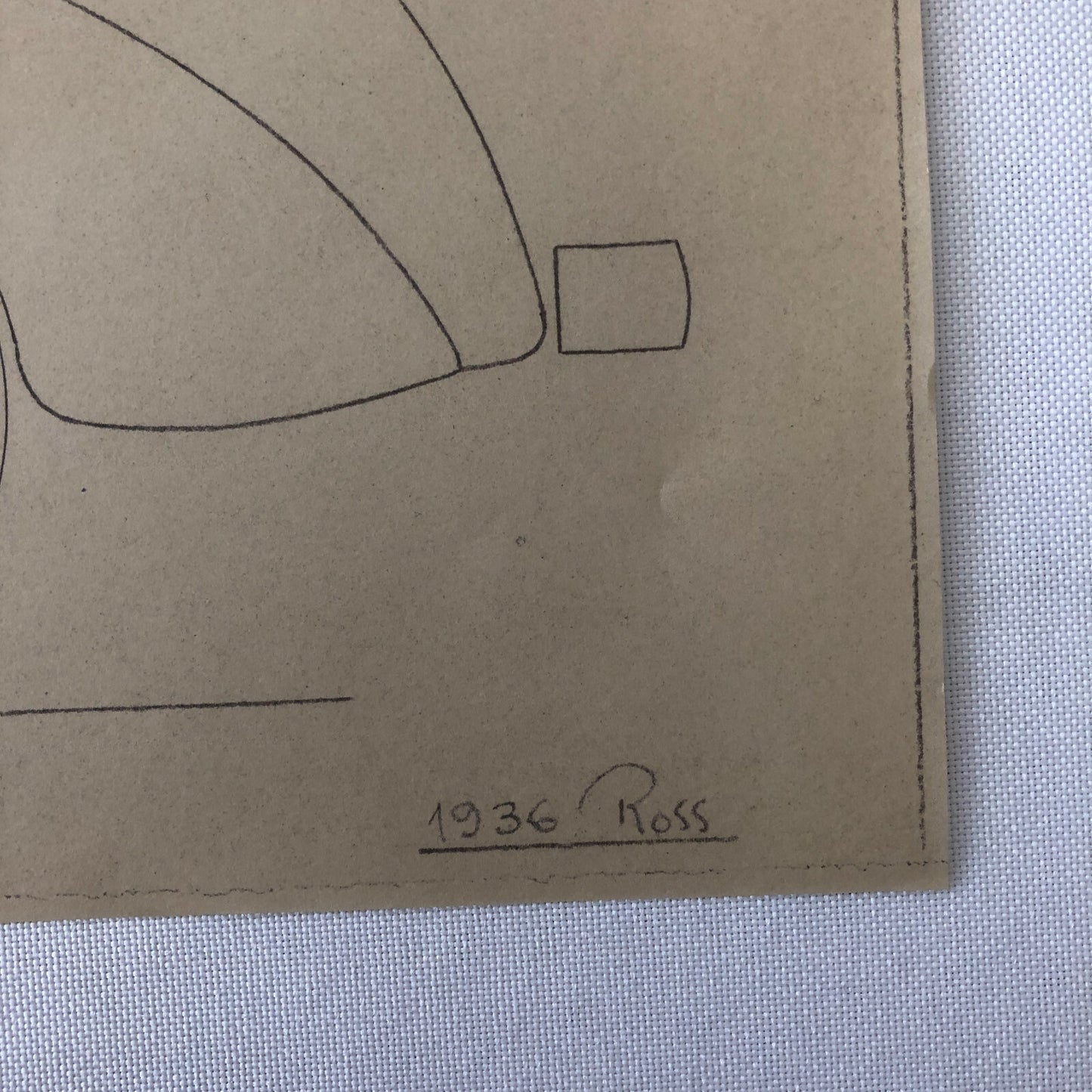 1936 Coachbuilder Car Design Blueprint Rendering Blue Print Coupe Body Style 