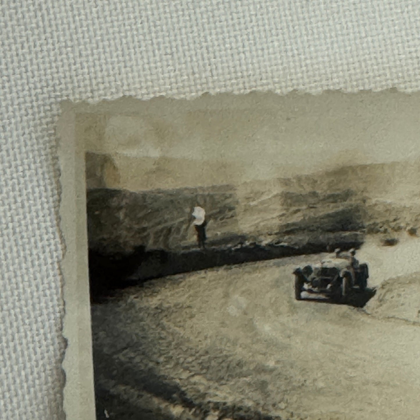 Vintage Racing Car Photo Photograph Early Automobile Motorsport