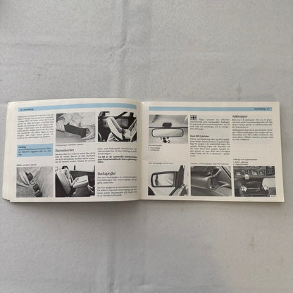 1988 Saab 900 Owners Manual Instruction Guide Book Combi Cabriolet SWEDISH TEXT