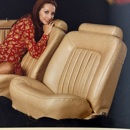 Vintage Photo Photograph Woman Model with Ford Car Interior Advertising Image
