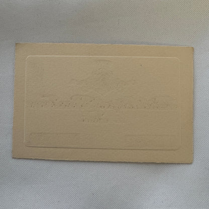 Vintage Hotel Card Hotel Metropole Bonne Femme et Feder Torino Italy Italian