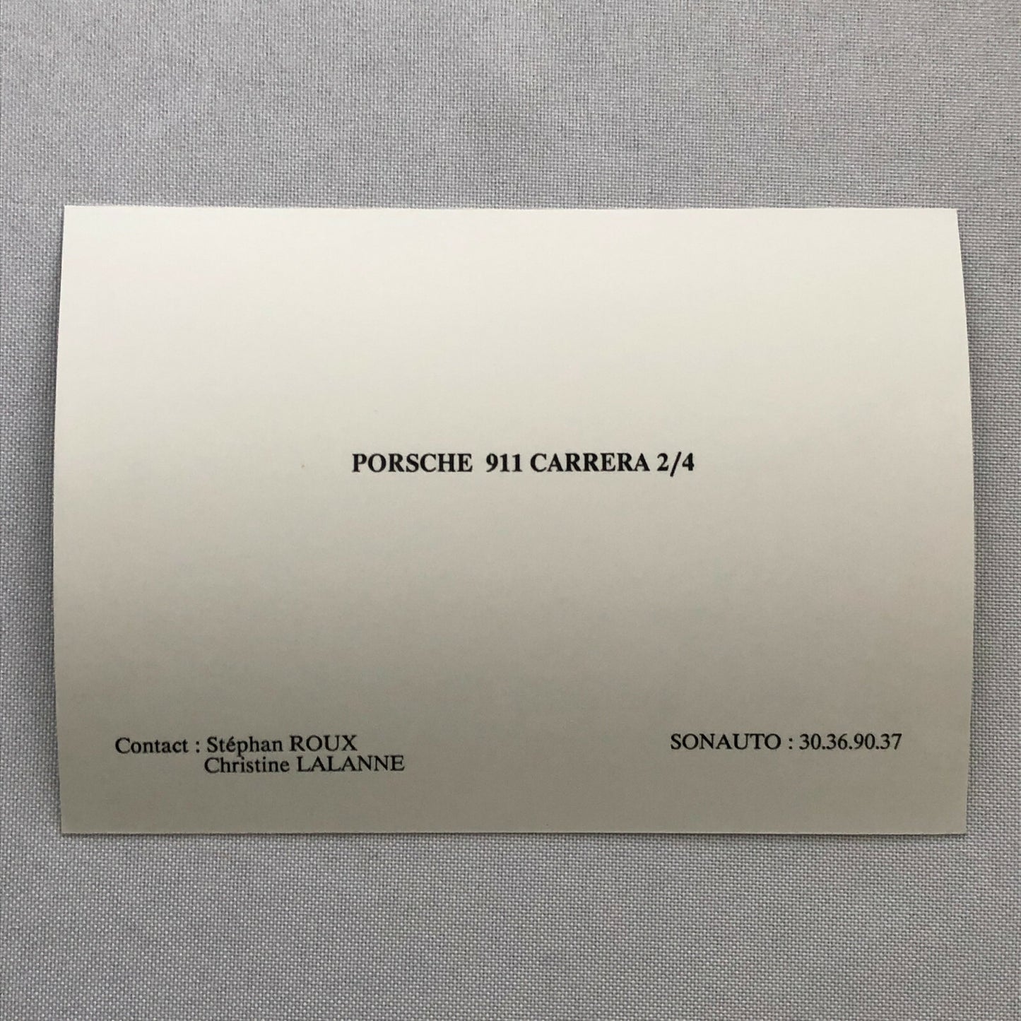 Porsche 911 Carrera 2/4 Factory Press Photo Photograph Print 