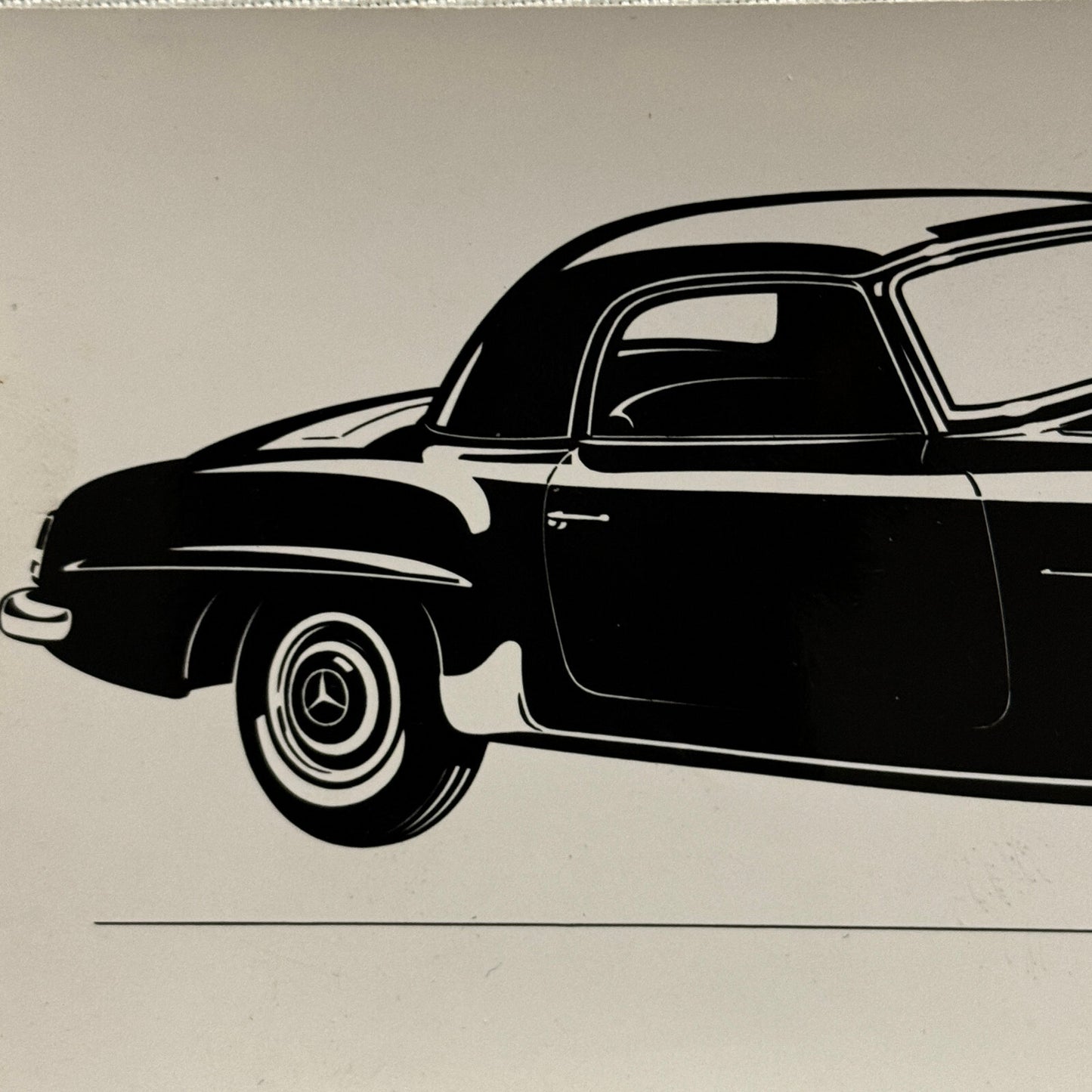 Vintage Mercedes 190SL 190 SL Roadster Hardtop Photo Photograph Lot 5x