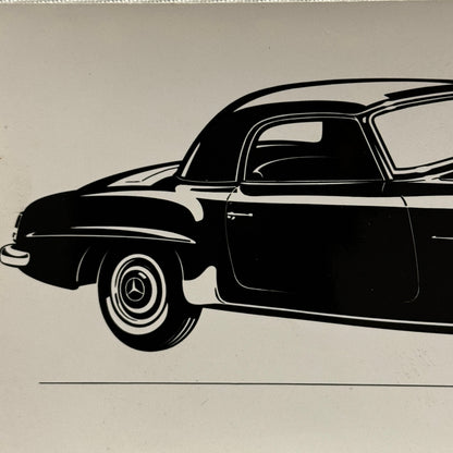 Vintage Mercedes 190SL 190 SL Roadster Hardtop Photo Photograph Lot 5x