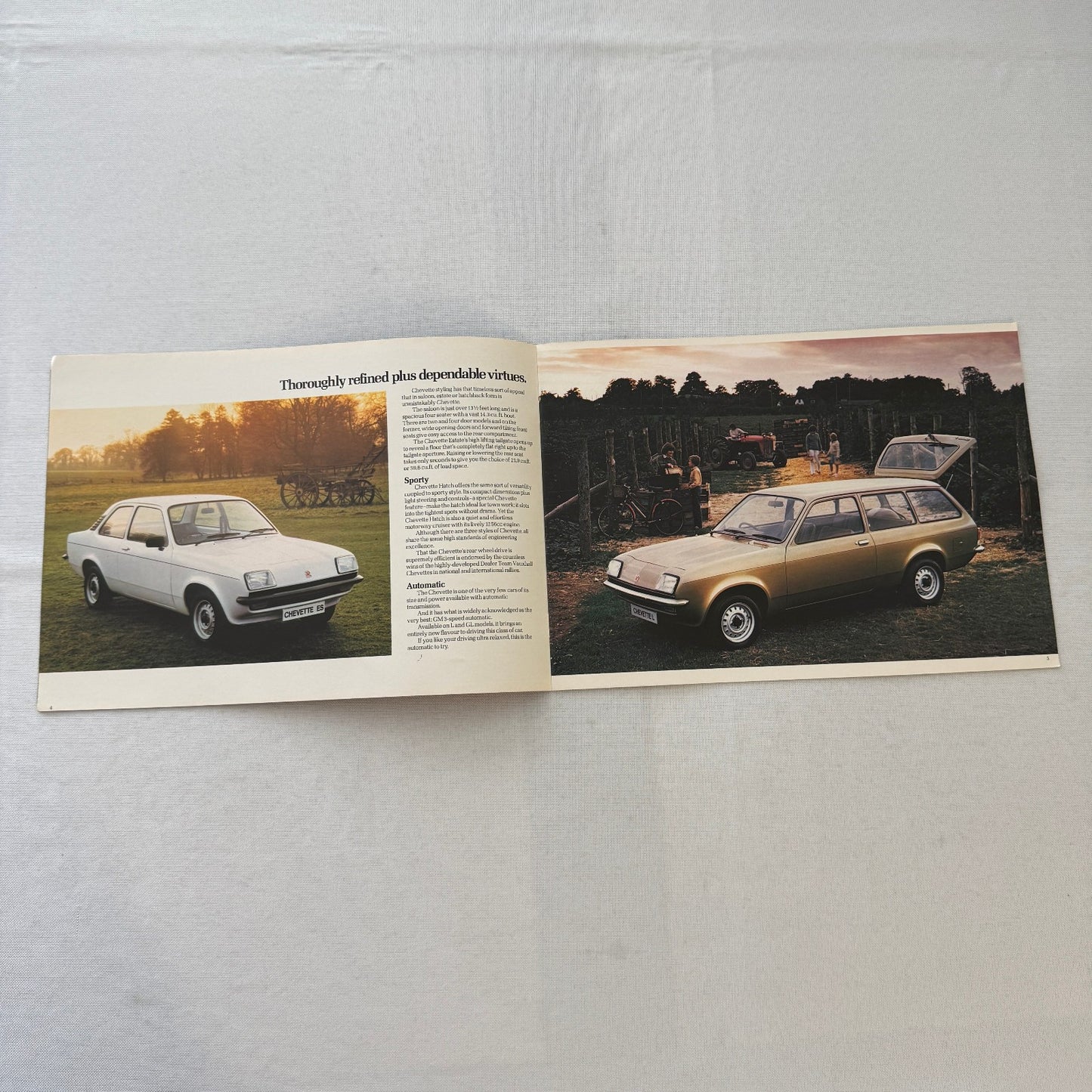 1982 Vauxhall Chevette Car Sales Brochure Catalog Advertising UK Market
