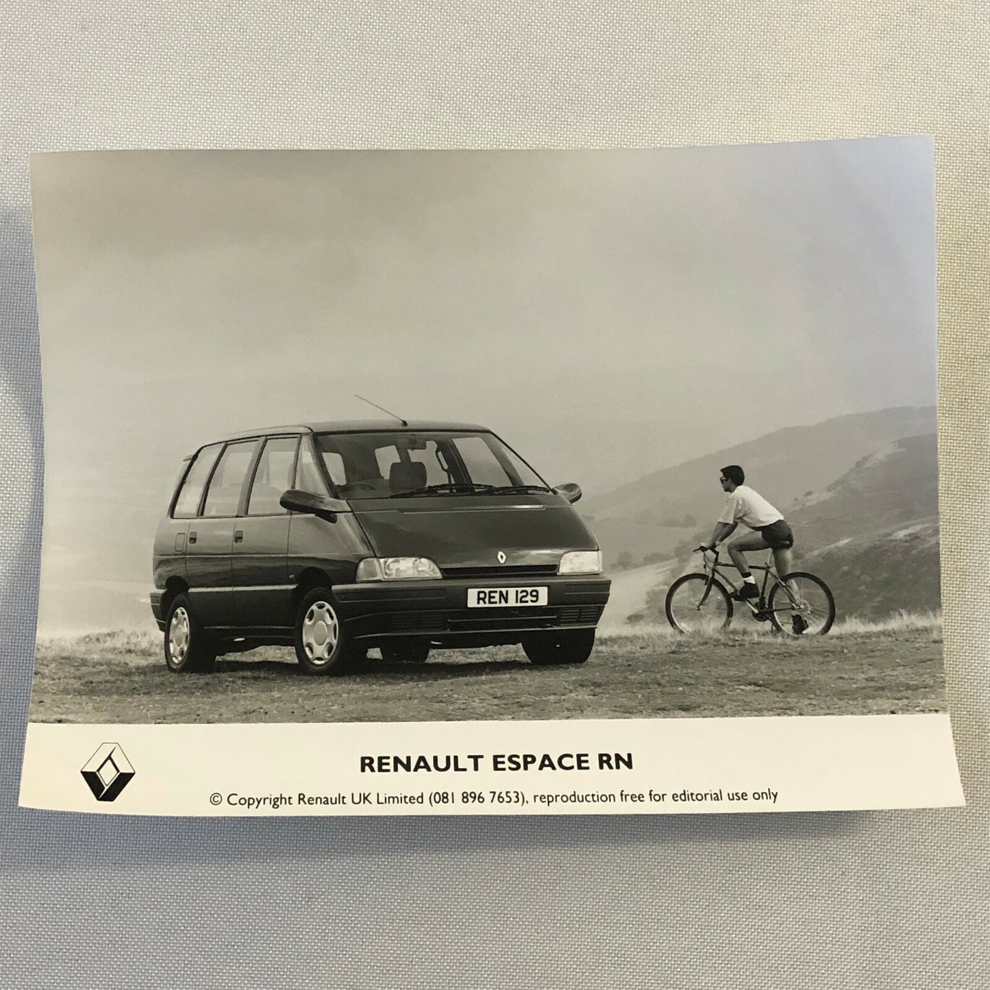 Renault Espace Mini Van Press Photo Photograph Lot of 4 - RN RT RXE Models 