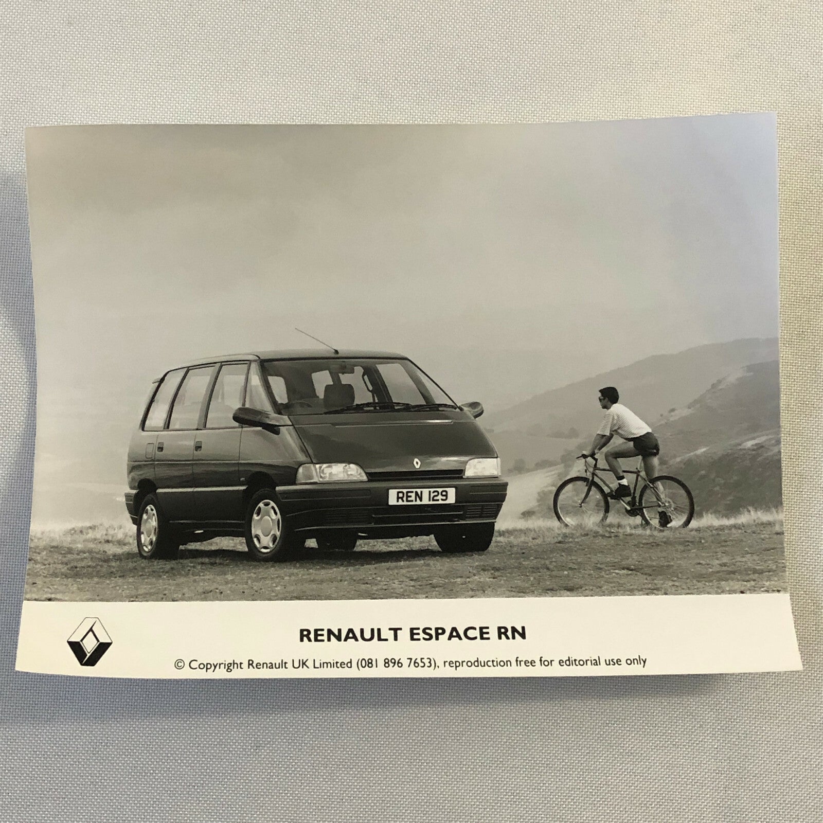 Renault Espace Mini Van Press Photo Photograph Lot of 4 - RN RT RXE Models 