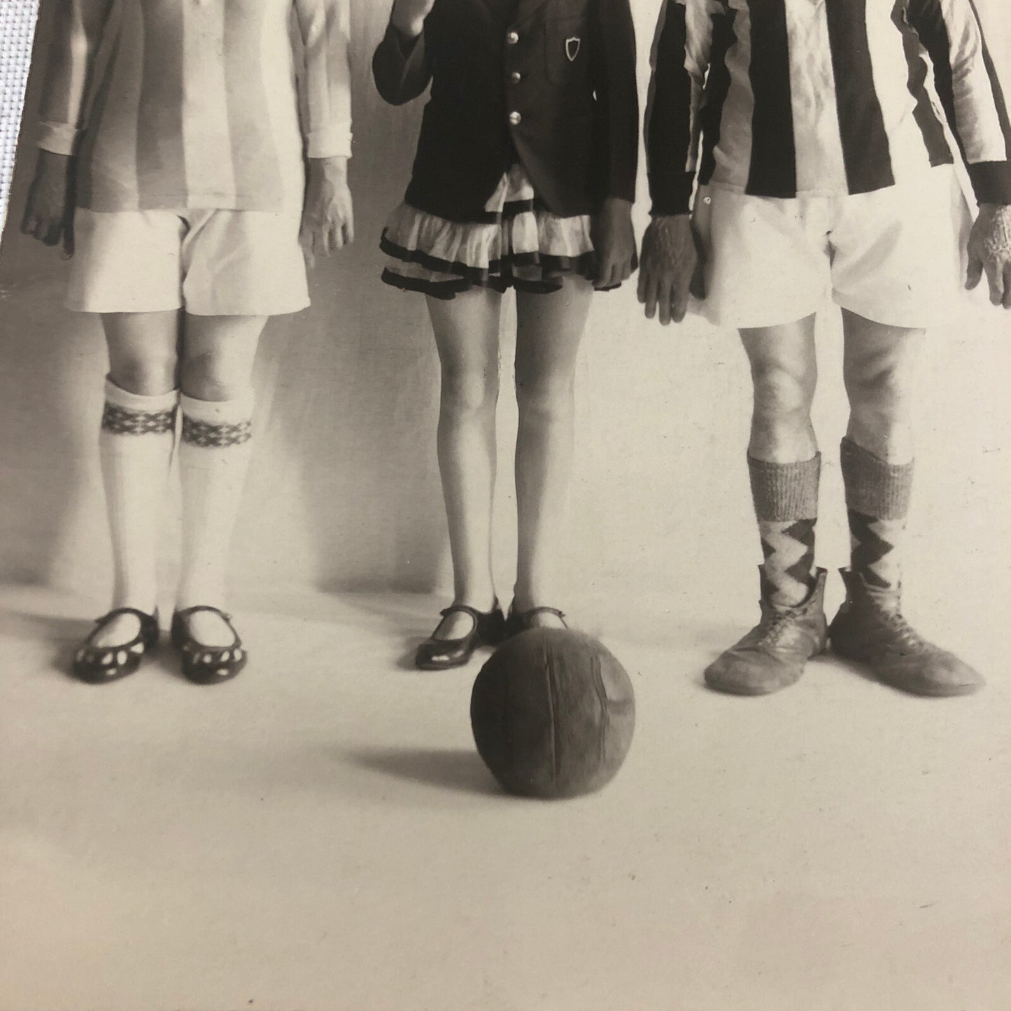 Circus Real Photo Postcard RPPC Post Card Clown Performers Acrobats Dancers ?