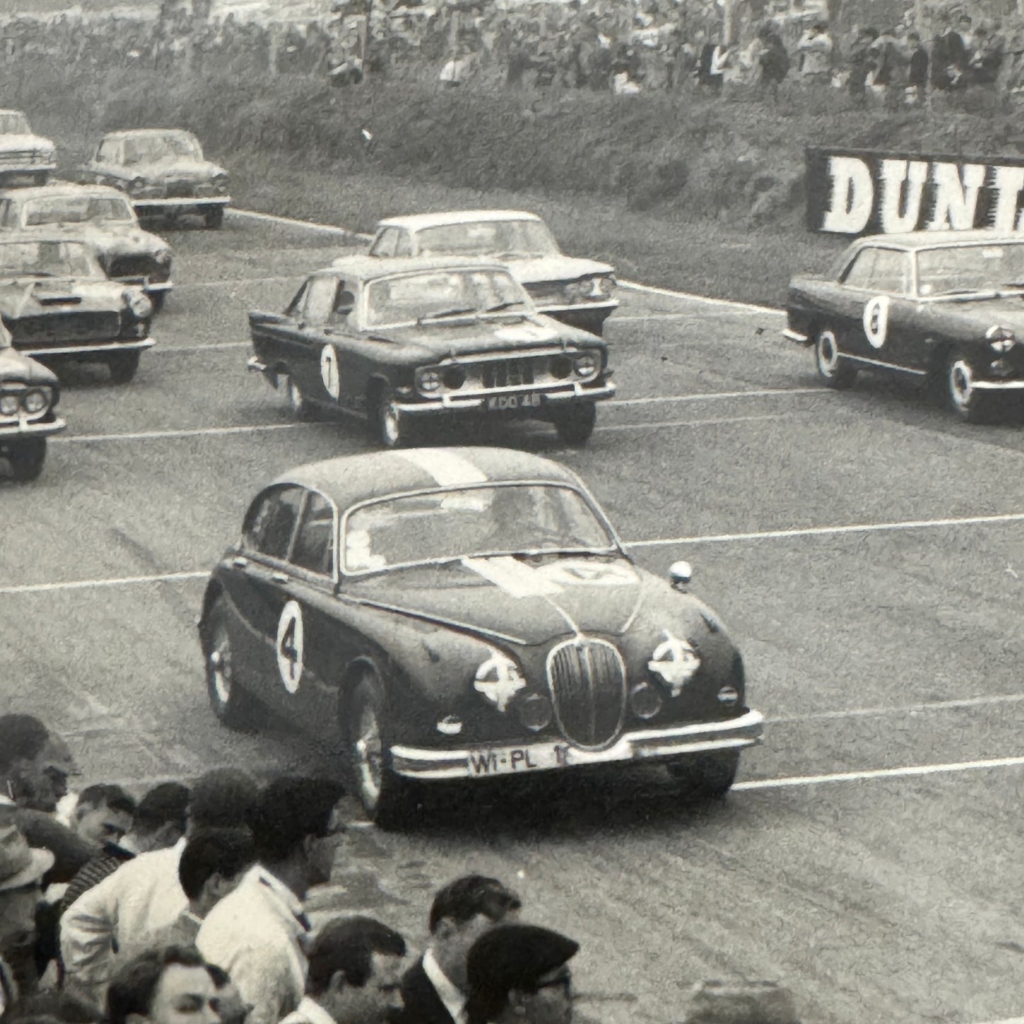 Vintage Racing Photo Photograph Jaguar Cars Motorsport London UK