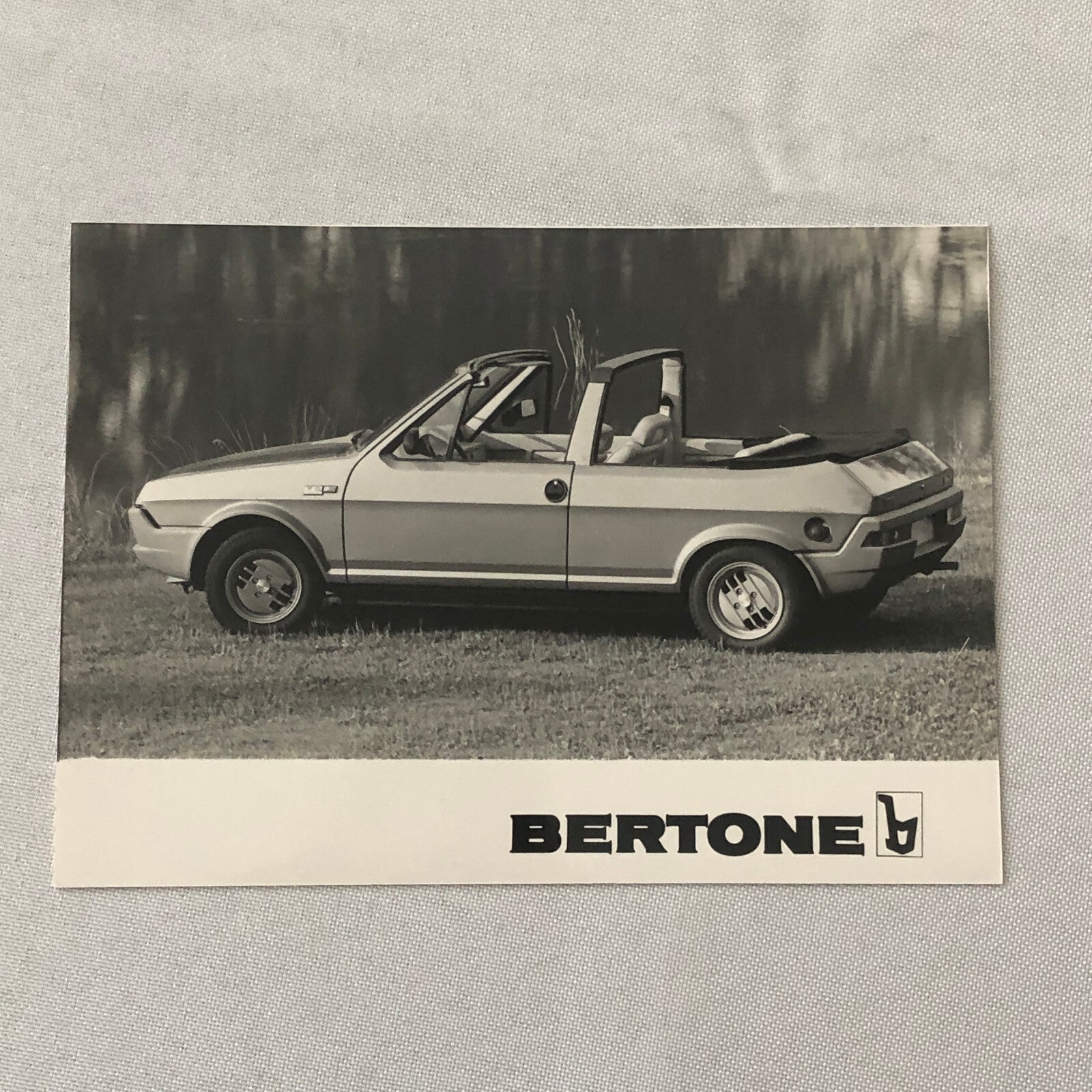 Fiat Bertone Ritmo Press Kit Cabriolet Convertible Photographs Brochure