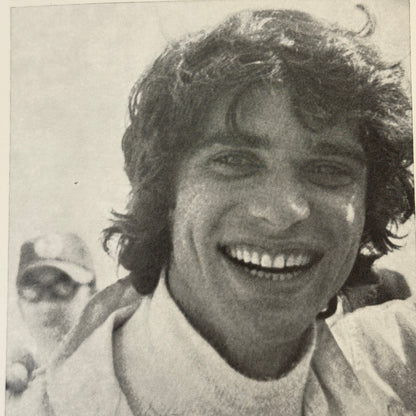 Francois Cevert Racing Driver Postcard Matra Goodyear Tire