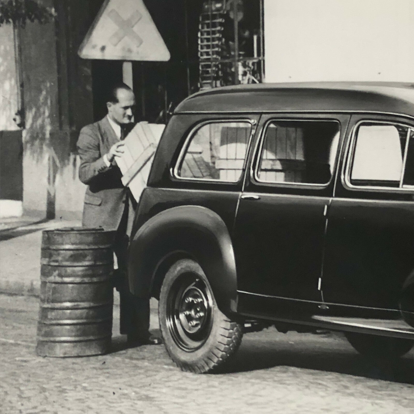 Vintage Peugeot 203-U Truck Van Photo Photograph Print 203 U