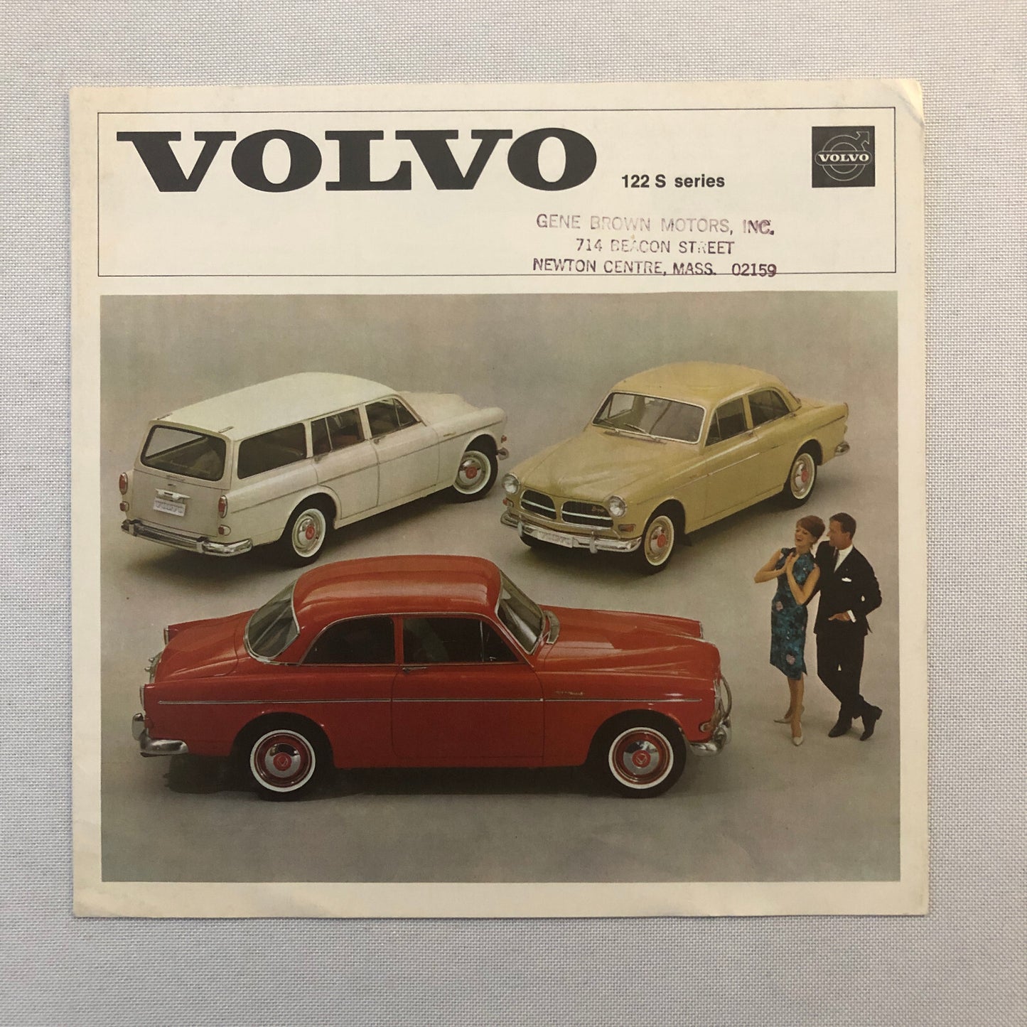 Vintage Volvo 122 Series Sales Brochure Catalog 122 S Sedan Station Wagon 122S