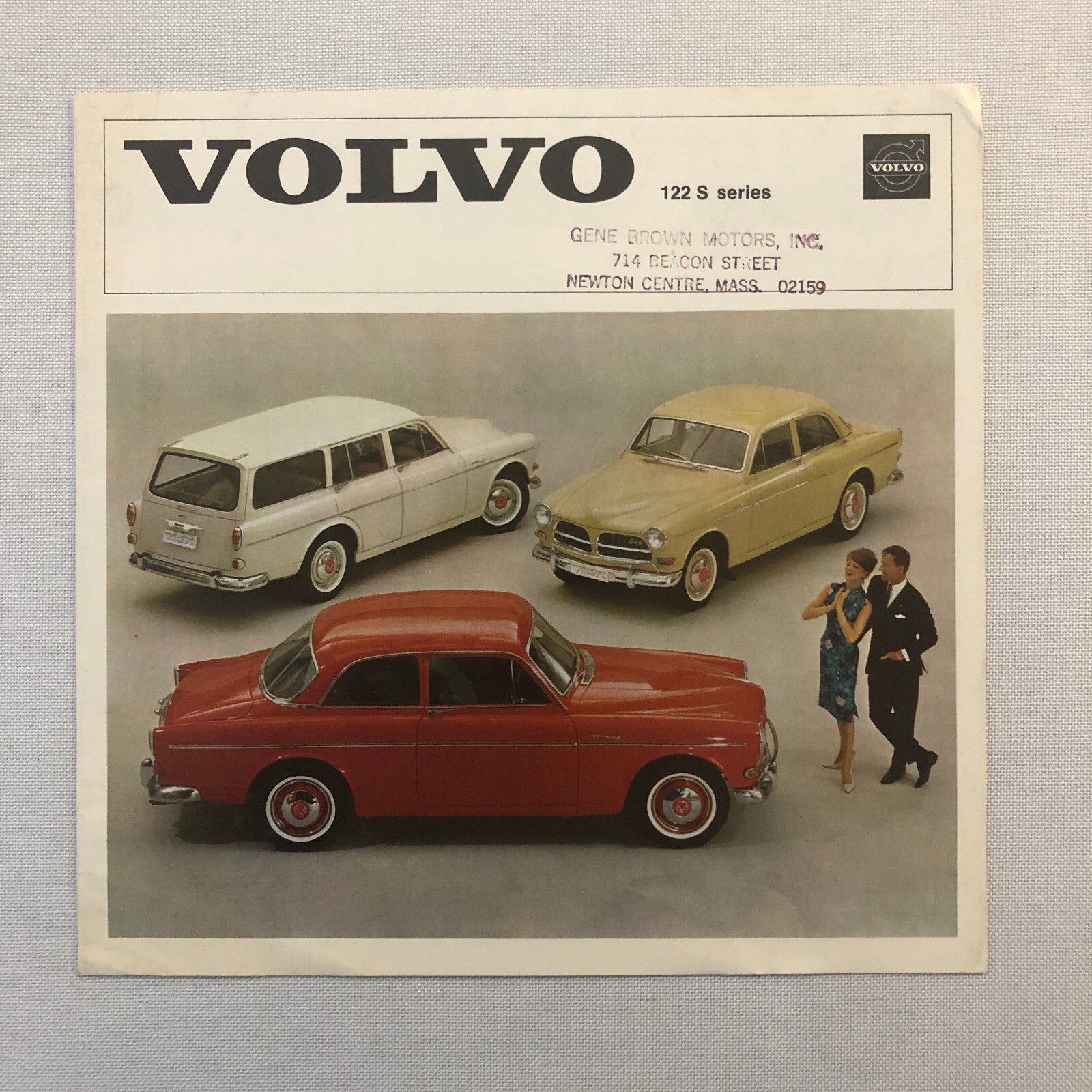 Vintage Volvo 122 Series Sales Brochure Catalog 122 S Sedan Station Wagon 122S